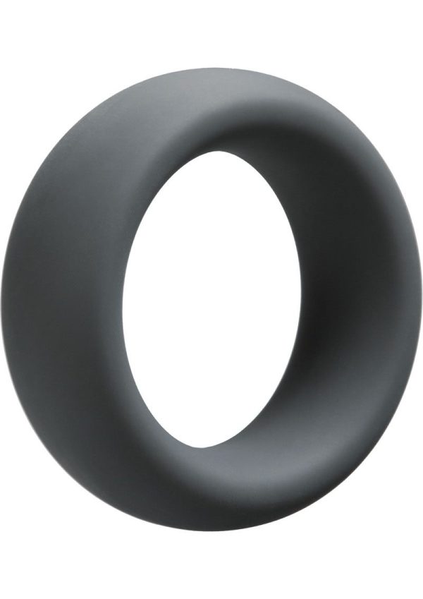 OptiMALE Silicone Cock Ring 35mm - Slate