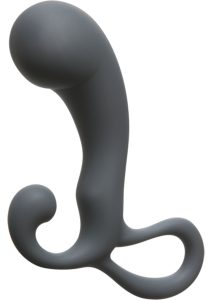 OptiMALE P-Massager Silicone Prostate Massager - Slate