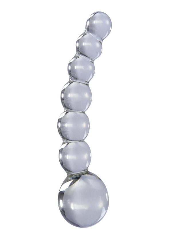 Icicles No 66 Beaded Anal Probe 4.75in - Clear