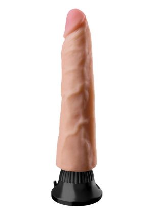 Real Feel Deluxe No. 3 Wallbanger Vibrating Dildo 7in - Vanilla