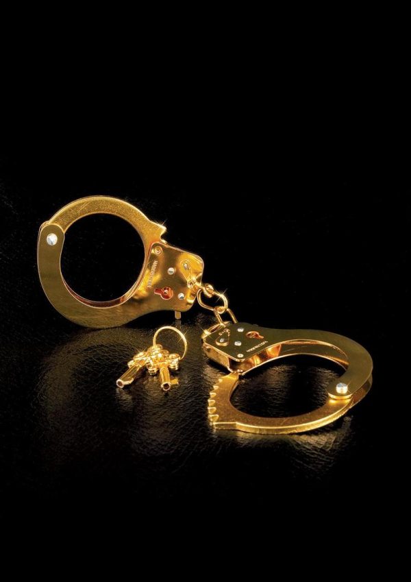 Fetish Fantasy Gold Metal Cuffs Gold