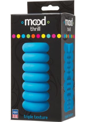 Mood Thrill Ultraskyn Masturbator - Blue