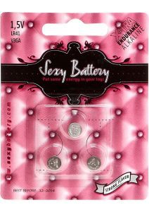 Sexy Battery Xtra Endurance Alkaline Batteries LR41 V3GA/ 1.5V (3 Pack)