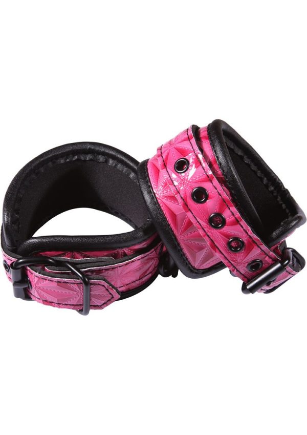 Sinful Wrist Cuffs - Pink