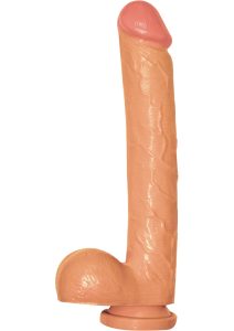 All American Ultra Whoppers Straight Dildo 11in - Vanilla