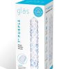 Glas Purple Rose Nubby Dildo - Purple