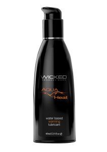 Wicked Aqua Heat Water Based Warming Lubricant 2oz