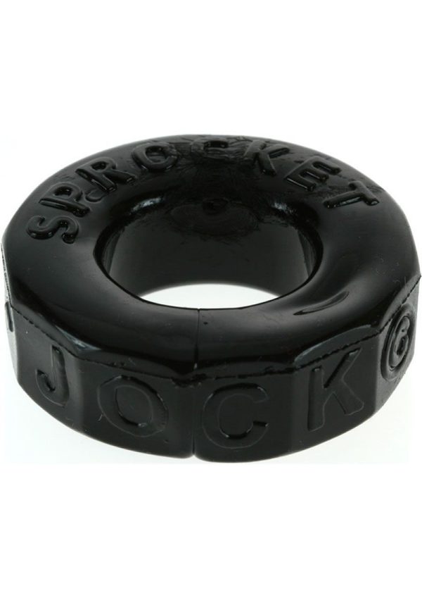 Oxballs Atomic Jock Sprocket Super Stretchy Cock Ring 2.8in- Black