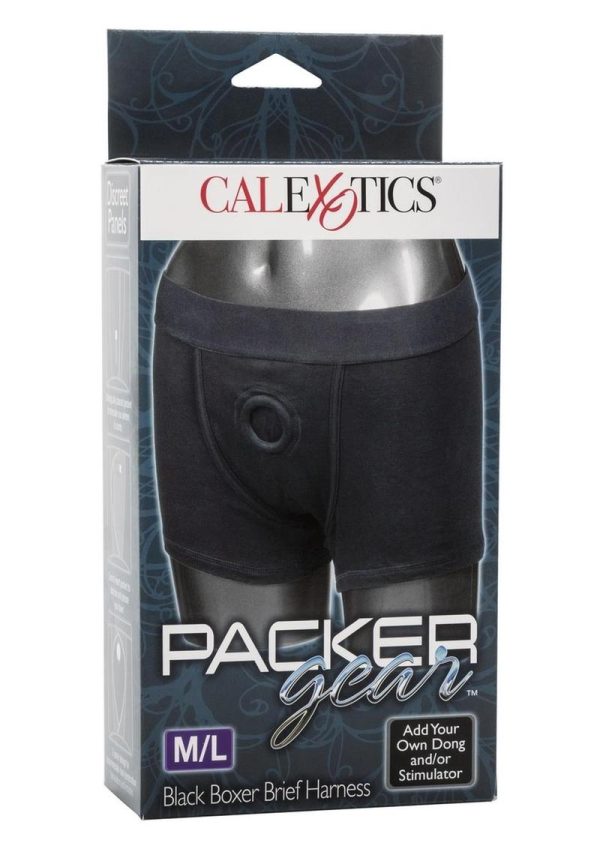 Packer Gear Boxer Brief Harness - M/L - Black