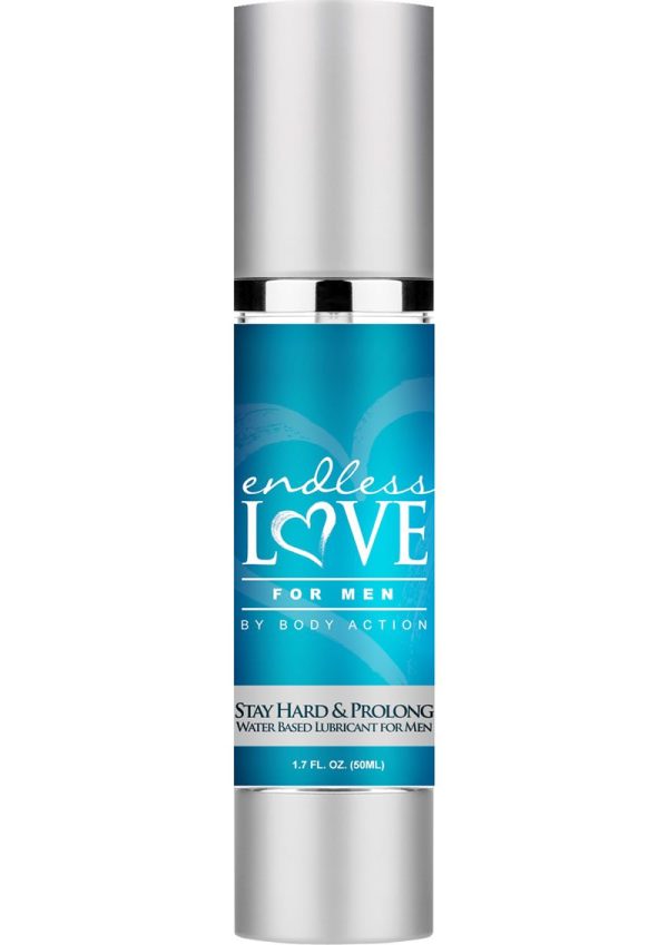 Endless Love For Men Stay Hard and Prolong Water Based Lubricant 1.7 oz