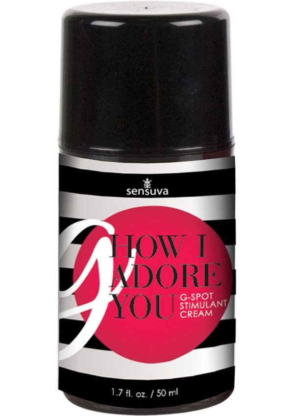 Sensuva G How I Adore You G Spot Stimulant Cream For Her 1.7oz