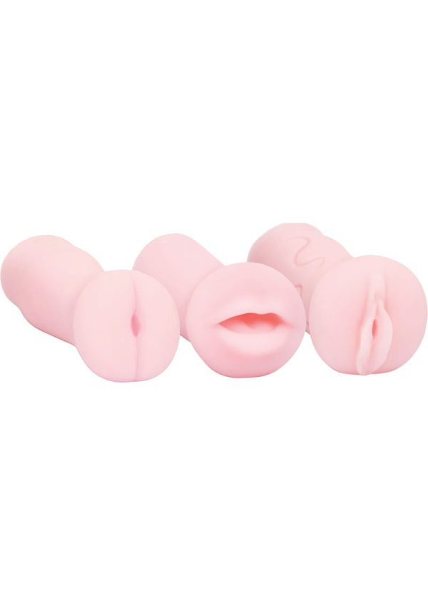 The 9`s - Pocket Pink Mini Masturbator Trio - Pink