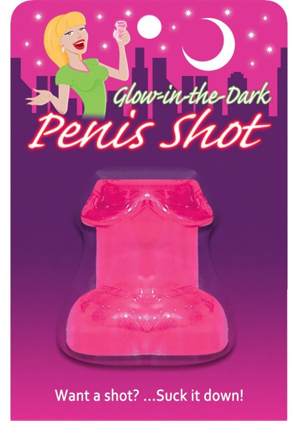 Glowing Penis Shooter - Pink