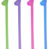 Glowing Naughty Straws - Assorted Colors (8 per pack)