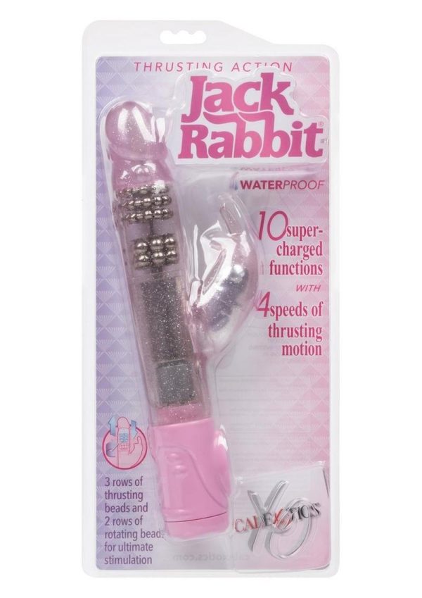 Jack Rabbit Thrusting Action Rabbit Vibrator- Pink