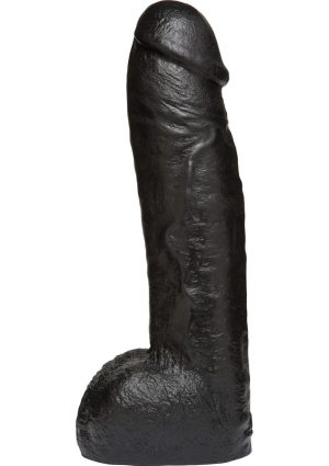 Vac-U-Lock CodeBlack Realistic Hung Dildo 12in - Black