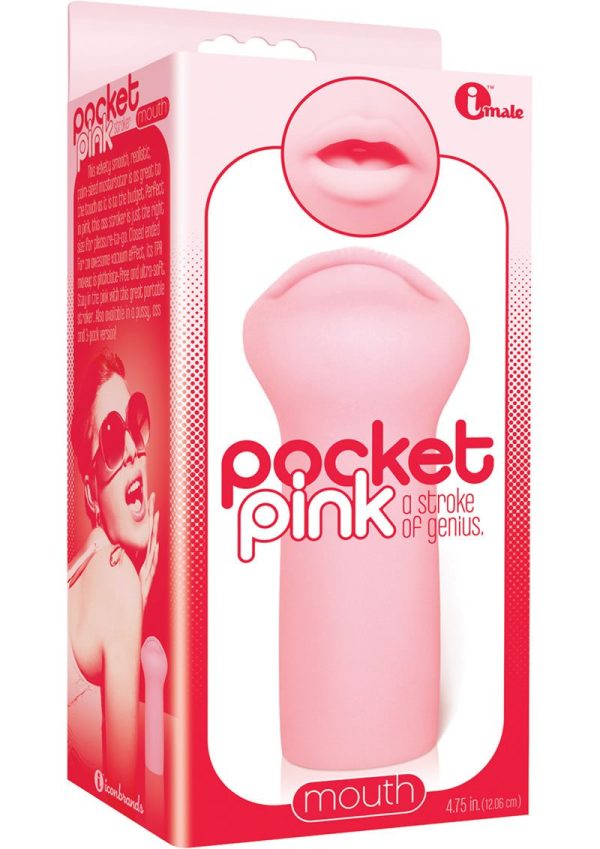 The 9`s - Pocket Pink Mini Mouth Masturbator - Pink