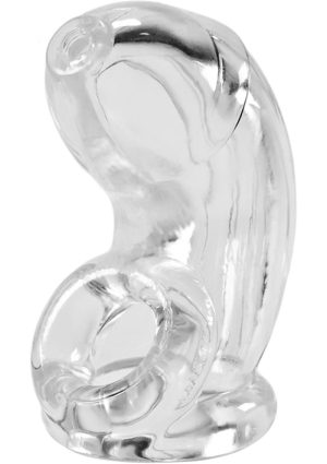 Oxballs Atomic Jock Cock-Lock Chastity Cage - Clear