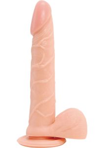 Skinsations Big Boy Realistic Dildo with Suction Cup Waterproof 7.5in - Vanilla