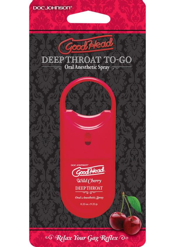 GoodHead Deep Throat To-Go Oral Anesthetic Spray Cherry .33oz