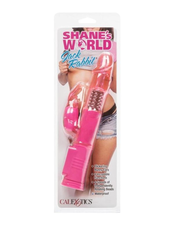 Shane`s World Jack Rabbit Beaded Vibrator - Pink