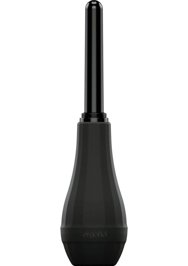 Perfect Fit Ergoflo Extra 5in Premium Tip Anal Douche - Black