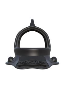 Fantasy C-Ringz Silicone Rock Hard Cock Ring and Ball-Stretcher - Black