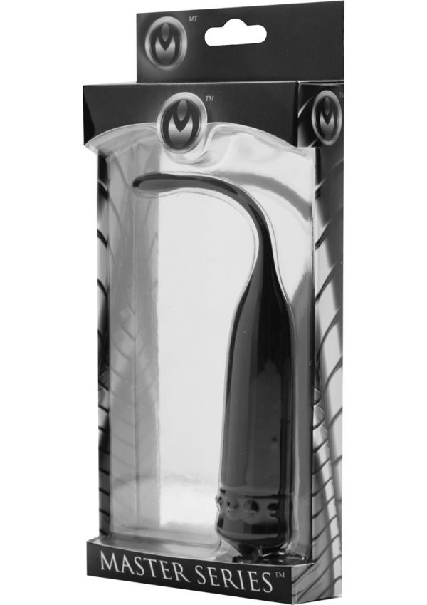 Master Series Cadence Vibrating Silicone Sound - Black