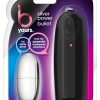 B Yours Silver Power Bullet with Remote Control - Black