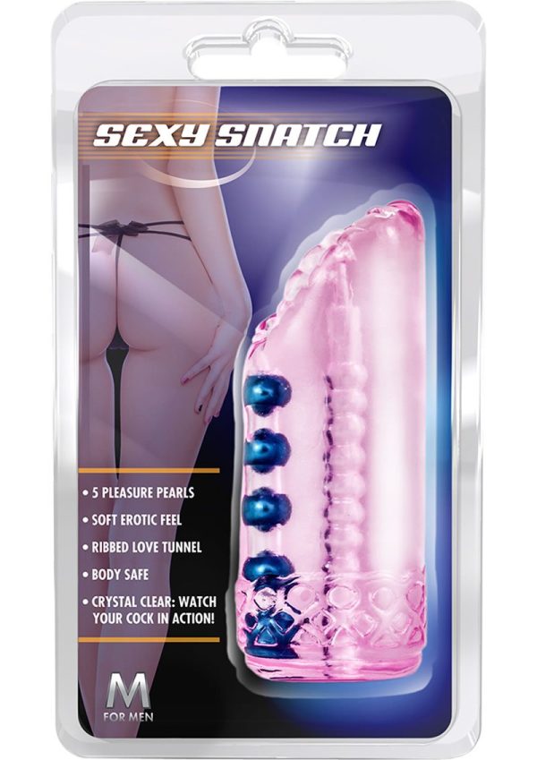 M for Men Sexy Snatch Masturbator- Pussy - Pink