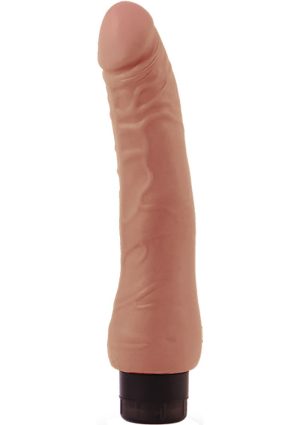 Au Naturel Miguel Vibrating Dildo 10in - Caramel