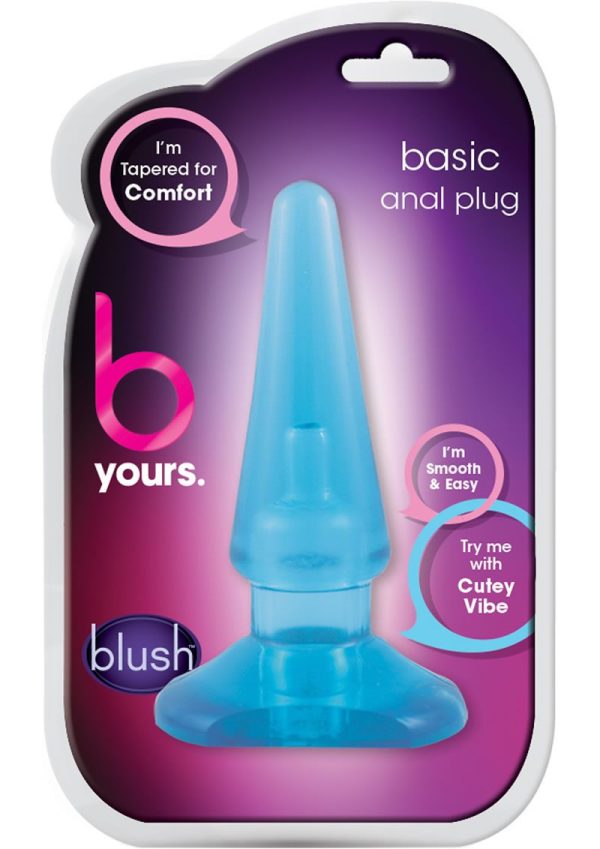 B Yours Basic Butt Plug - Blue