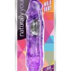 Naturally Yours Wild Ride Vibrating Dildo 9in - Purple