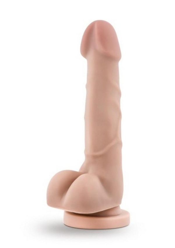 Dr. Skin Silver Collection Basic 7 Dildo 7in - Vanilla