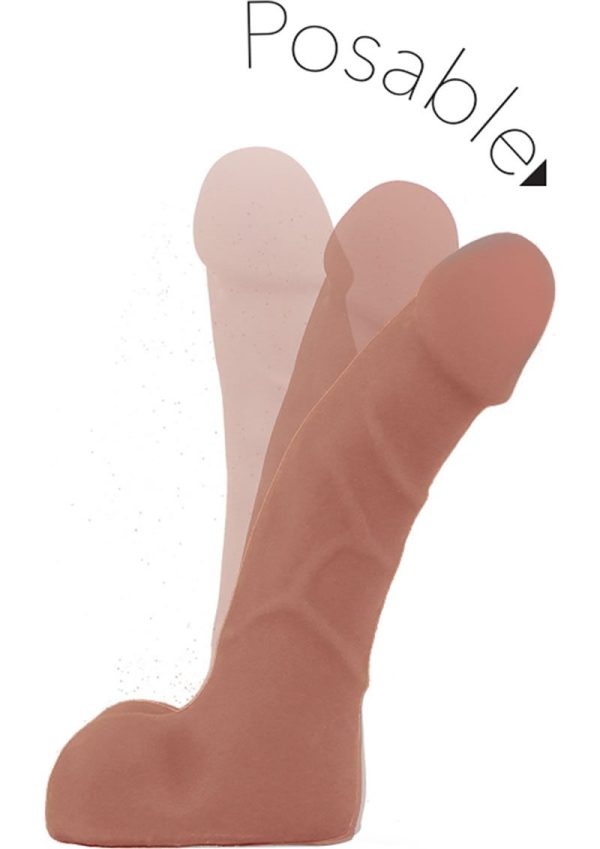 Au Naturel Suave Dildo 7in - Caramel