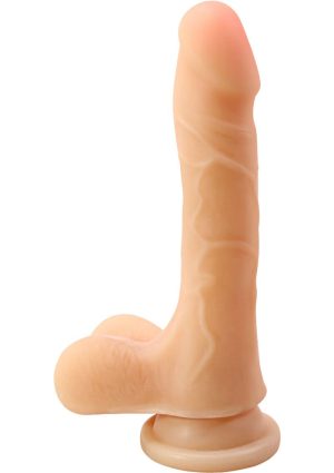 Au Naturel Mister Perfect Dildo with Balls 8.5in - Vanilla