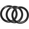Performance VS1 Pure Premium Silicone Cock Rings (3 Pack) - Medium - Black