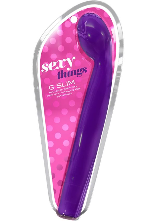 Sexy Things G Slim G-Spot Vibrator- Purple