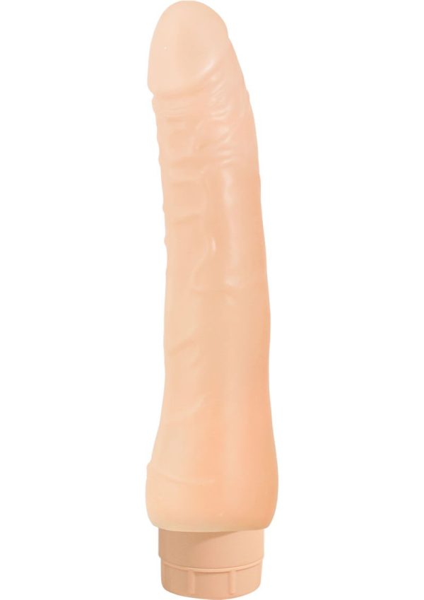 X5 Plus Mambo Vibe Vibrating Dildo 8in - Vanilla