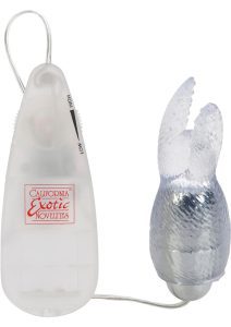 Pocket Exotics Snow Bunny Bullet 4in - Clear