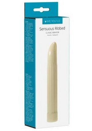 ME YOU US Sensuous Ribbed Vibrator - Ivory White