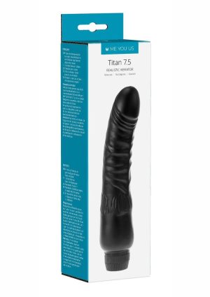 ME YOU US Titan 7.5 Realistic Vibrator 7.5in - Black