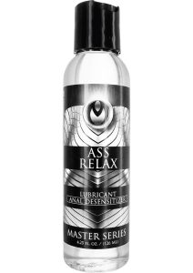 Master Series Ass Relax Water Based Desensitizing Lubricant 4.25oz