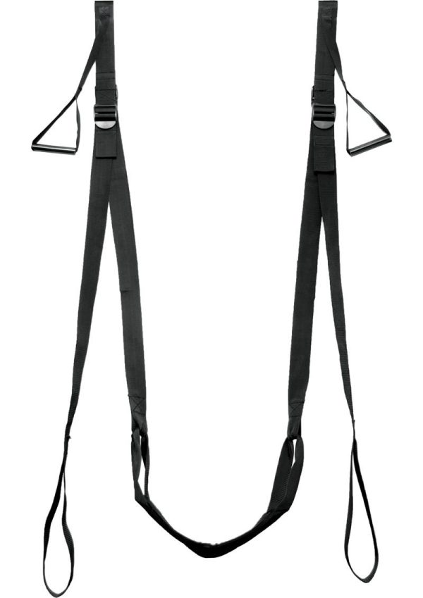 Frisky D` Luxe Entry Sex Sling - Black