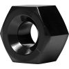 Master Series Hex Heavy Duty Cock Ring and Ball Stretcher - Black