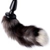 Tailz Fox Tail Anal Plug - Gray