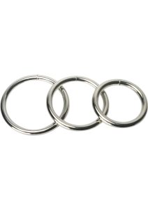 Master Series Trine Steel C-Ring Collection - Silver