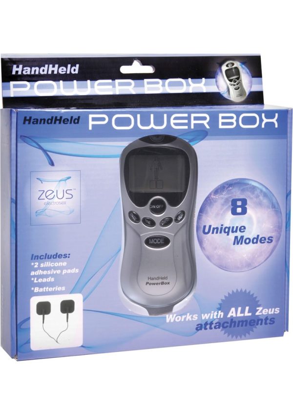 Zeus Electrosex Powerbox - Handheld - 8 Modes - Digital Display