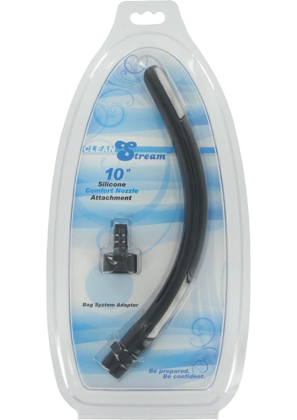 CleanStream Silicone Comfort Nozzle Attachment 10in - Black