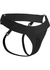 Strap U Avalon Jock Style Strap On Harness - Black